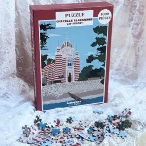Puzzle 1000 pièces illustré - Chapelle Algérienne, Cap Ferret