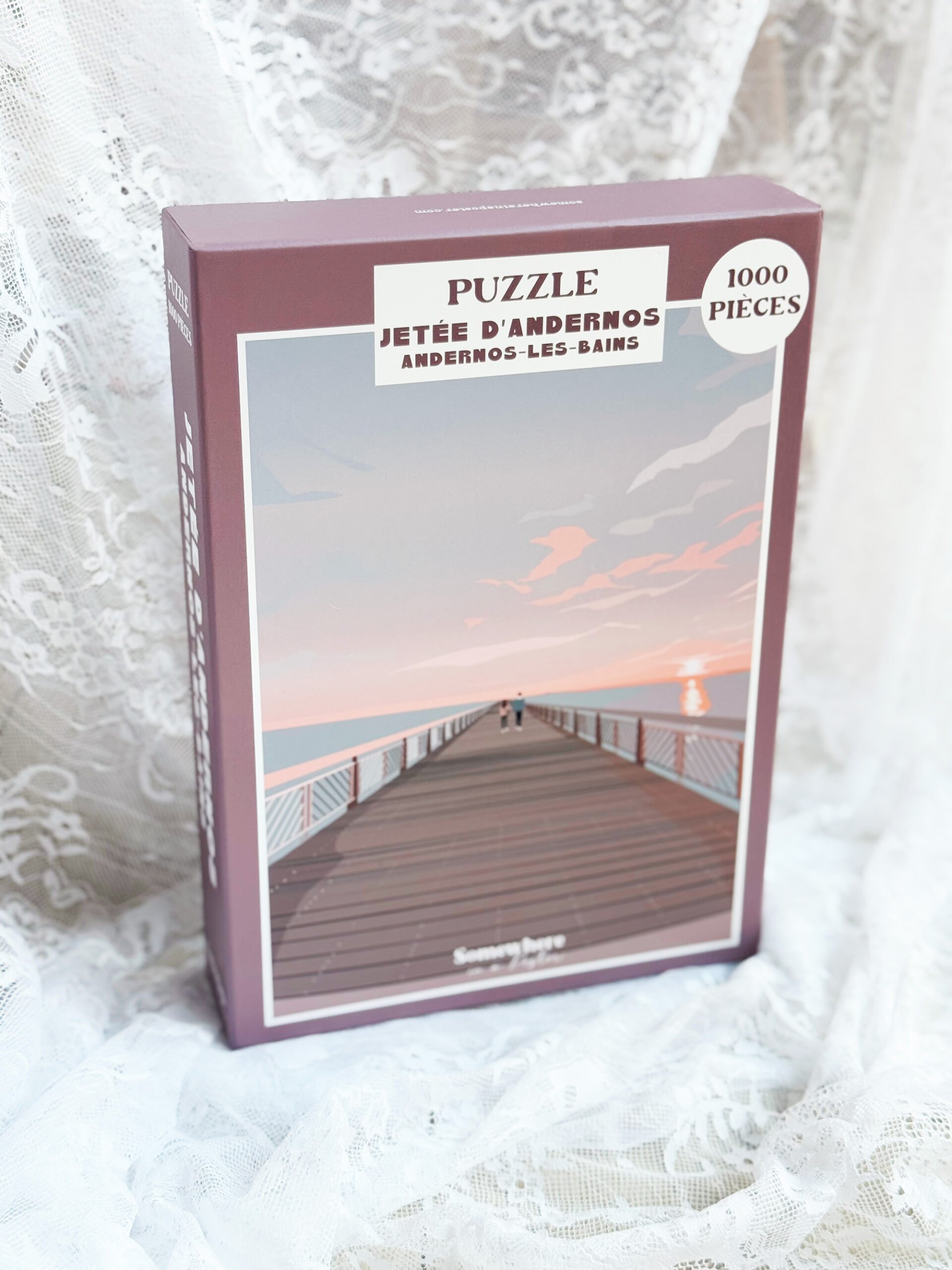 Puzzle 1000 pièces illustré - Jetée d'Andernos-les-Bains