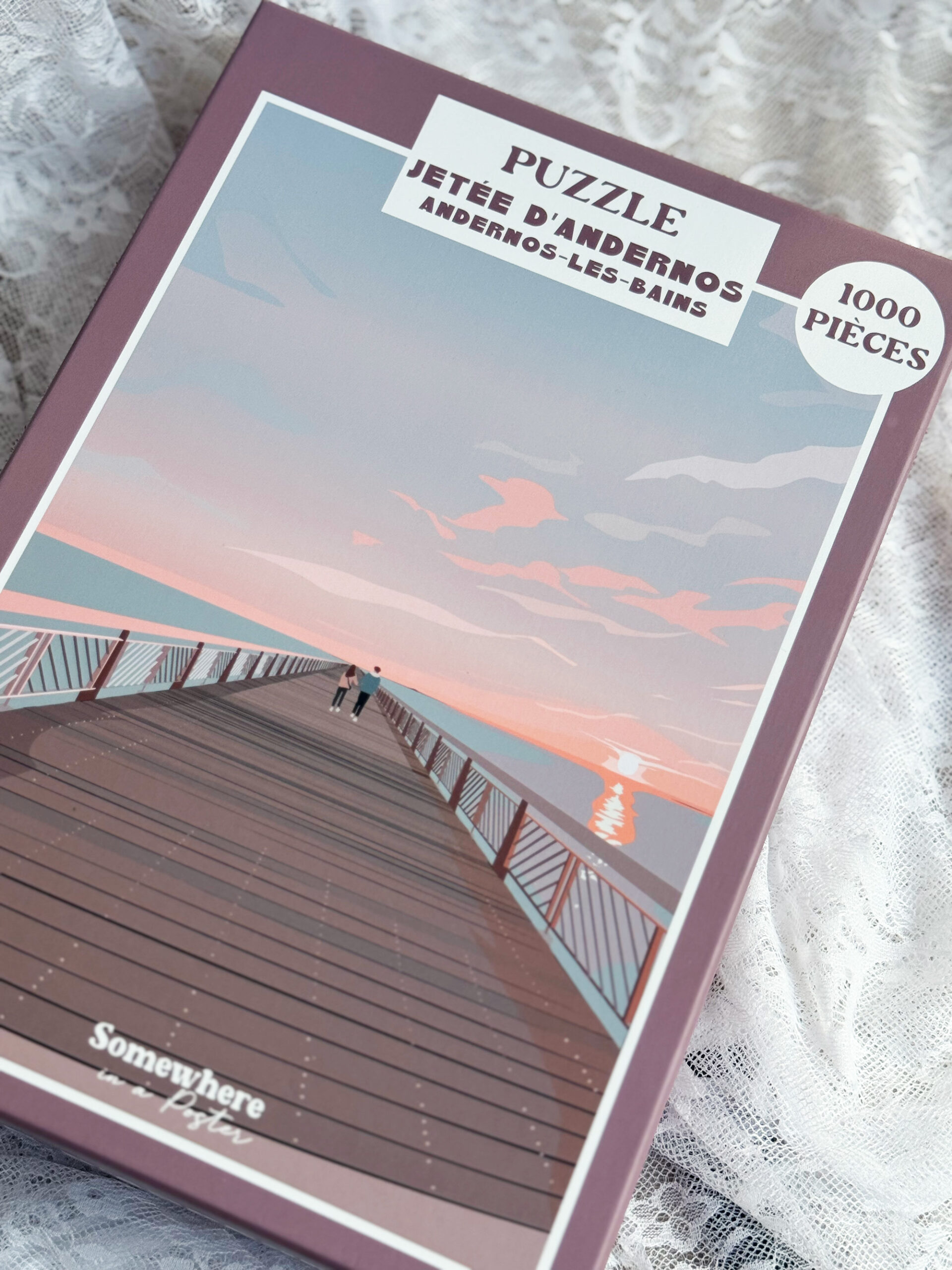 Puzzle 1000 pièces illustré - Jetée d'Andernos-les-Bains