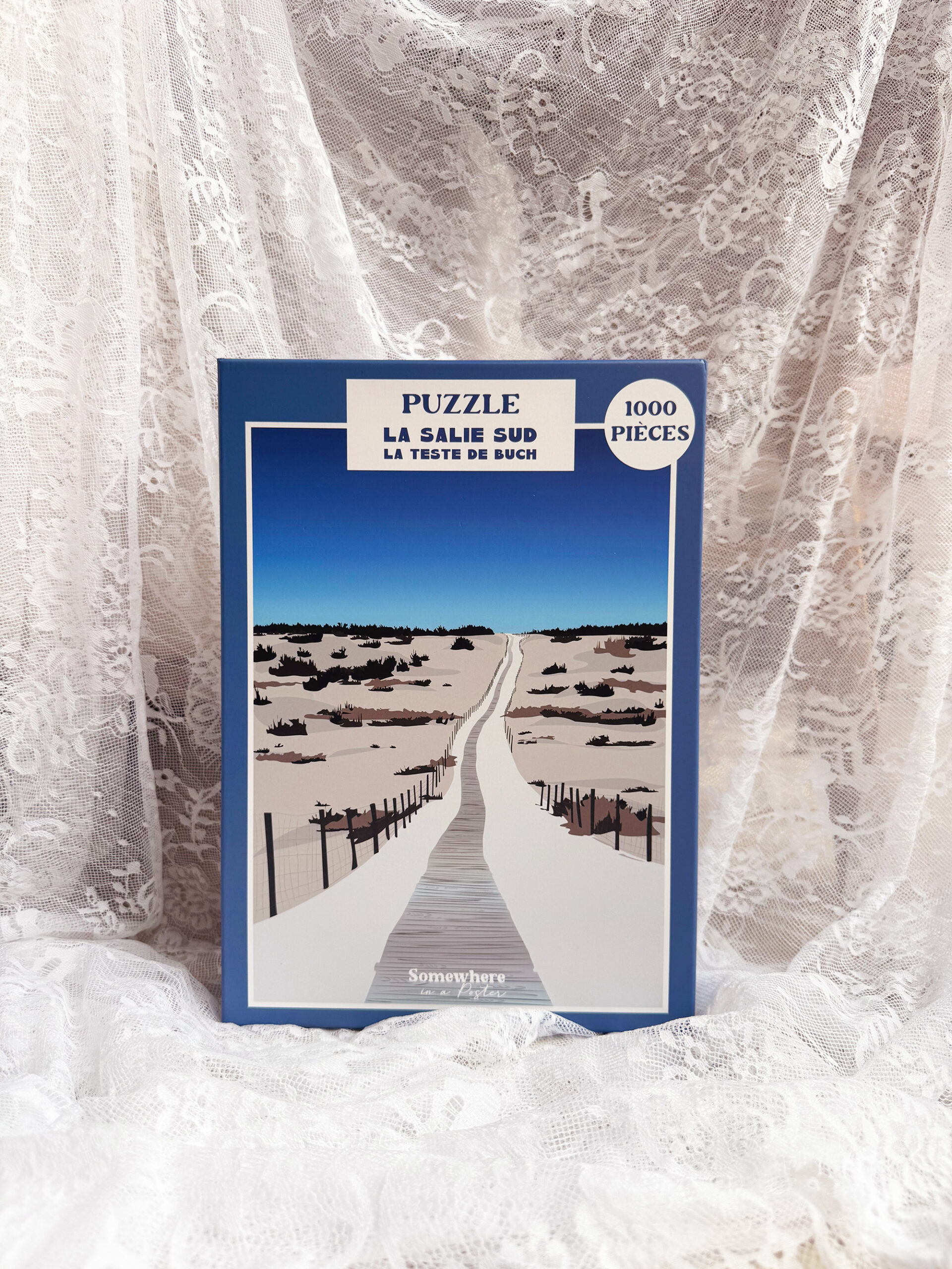 Puzzle 1000 pièces illustré - La Salie Sud, océan