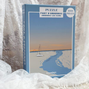 Puzzle 1000 pièces illustré - Port d'Andernos - Bassin d'Arcachon