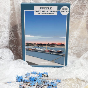Puzzle 1000 pièces illustré - Port de La Teste de Buch - Bassin d'Arcachon