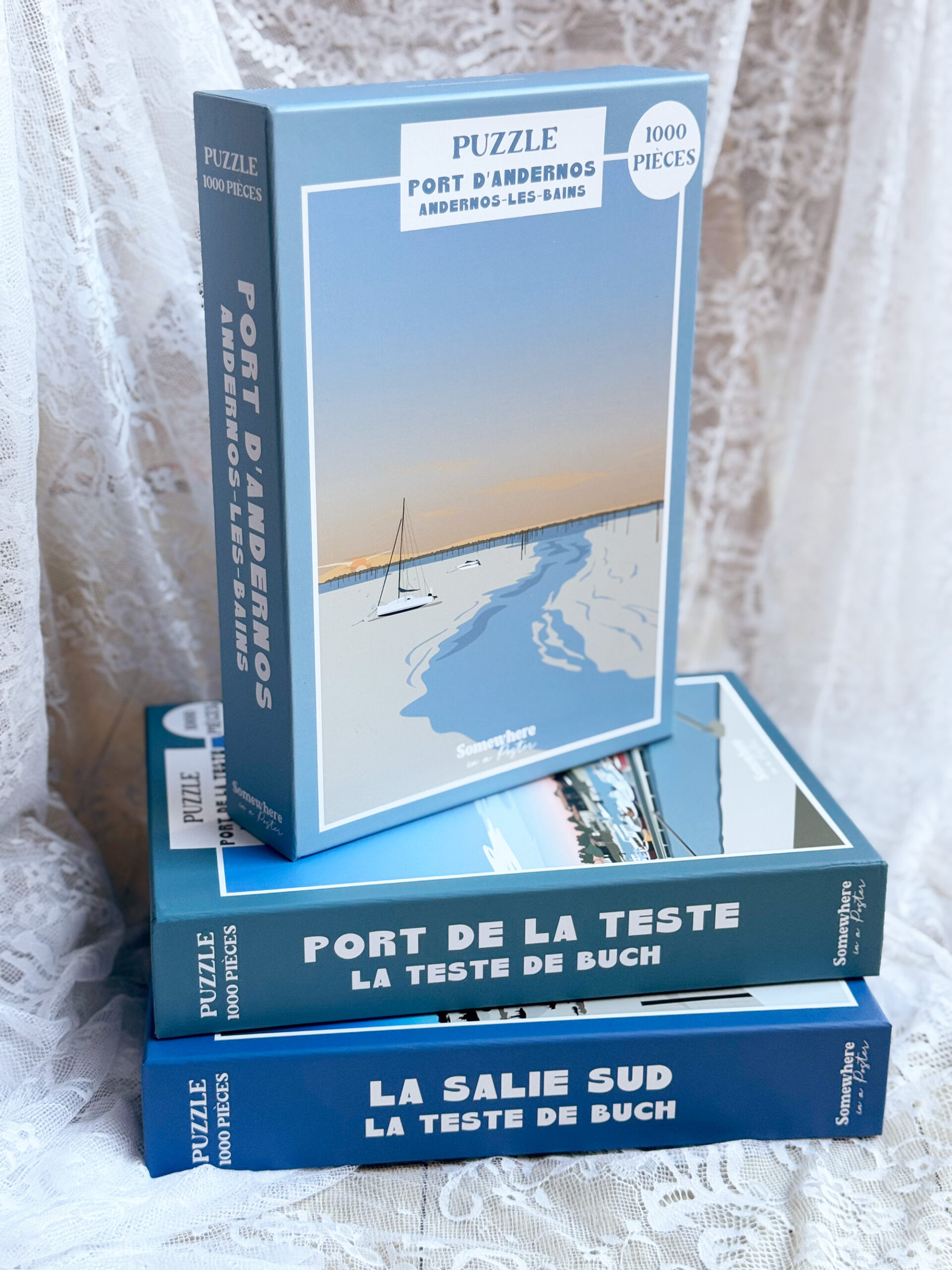 Puzzles 1000 pièces illustrés