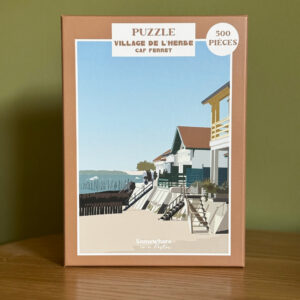 Puzzle 500 pièces - Village de l'Herbe, Cap Ferret